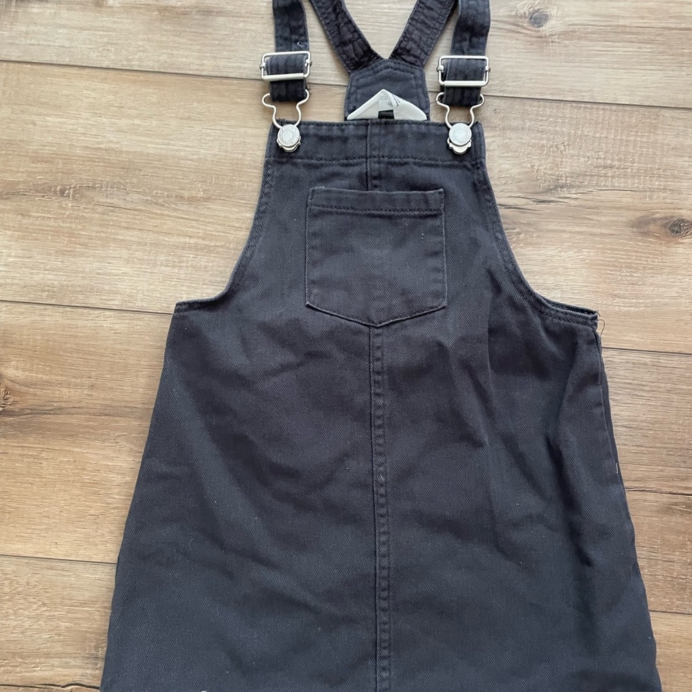 H&M Charcoal Denim Overalls